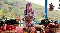 دلمه بادمجان و فلفل به روش اصیل روستایی ایران (فیلم)
