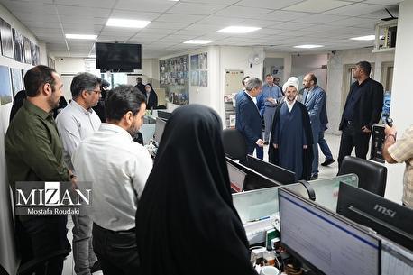 معاون اول قوه قضاییه از خبرگزاری میزان بازدید کرد