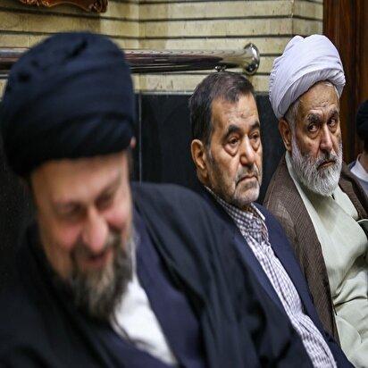 تصاویر: مراسم ختم مادر غلامعلی حدادعادل