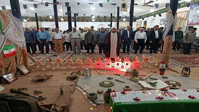 مراسم یادواره شهدا در روستای ده محمد به مناسبت هفته دفاع مقدس + عکس