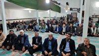 ادای احترام مردم روستای عربشاه گروس تکاب به مقام شامخ شهدا