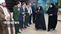 تجلیل از خانواده های شهدای جنگ ۱۲روزه در دلفان