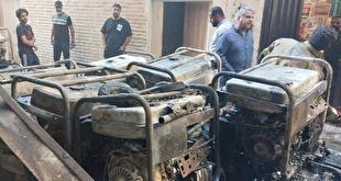 وقوع آتش‌سوزی در خیابان سعدی جنوبی/ ۷ نفر نجات یافتند