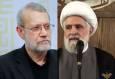 دیدار علی لاریجانی و دبیرکل حزب‌الله لبنان