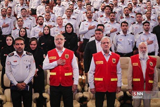 مراسم گرامیداشت روز آتش‌نشانی