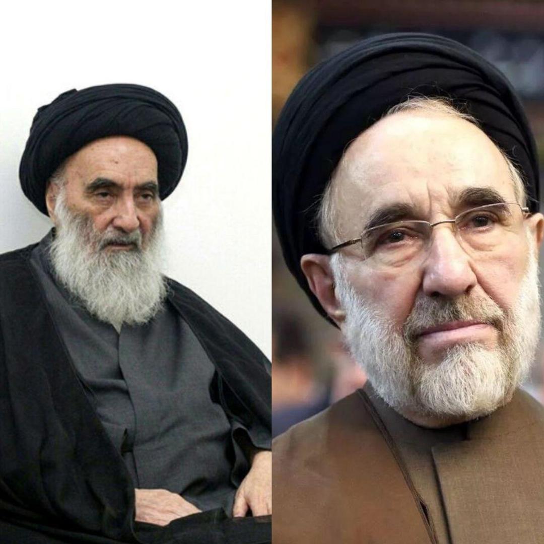 سید محمد خاتمی به آیت الله سیستانی تسلیت گفت