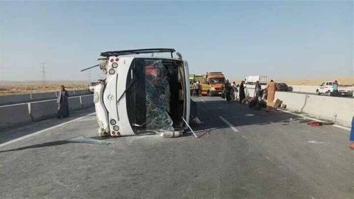 تصادف مرگبار در جنوب مصر؛ ۲۲ نفر کشته و مصدوم شدند