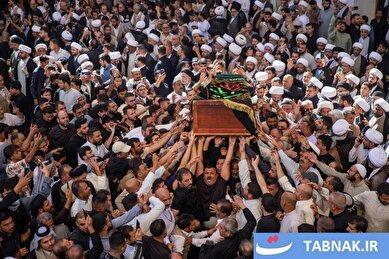 عکس: تشییع پیکر همسر مکرمه آیت‌الله العظمی سیستانی