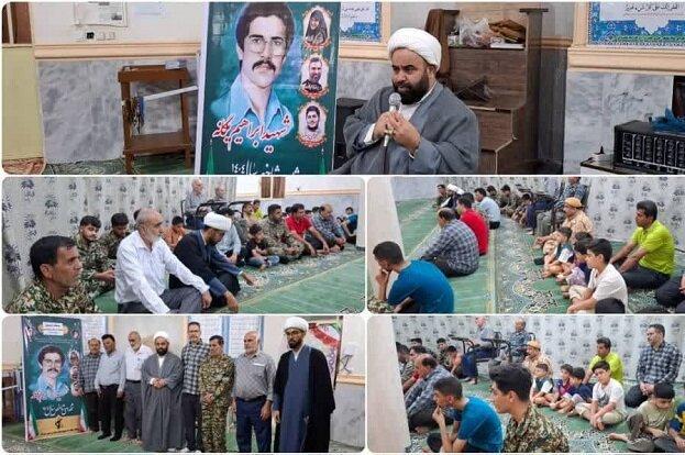 مراسم گرامیداشت هفته دفاع مقدس در سیراف برگزار شد