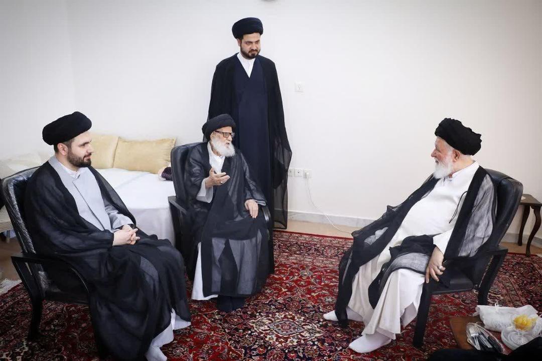 آیت الله علم الهدی از حضرت آیت الله مرتضوی دیدار و عیادت کرد