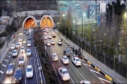 باند جنوبی تونل رسالت امشب مسدود خواهد شد