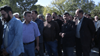 مراسم تشییع و تدفین مادر شهیدان صمد و نعمت شهابی در اردبیل