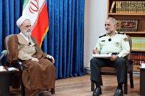 تجلیل آیت الله اعرافی از اقتدار و صلابت نیروی انتظامی/رفع آسیب‌های اجتماعی؛ مسئولیت مشترک همه دستگاه‌ها است
