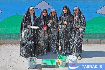 عکس: تقویت امید در روستاهای محروم با همت دانشجویان جهادگر