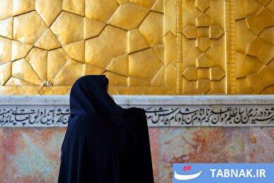 عکس: دروازه طلایی به حرم مطهر رضوی