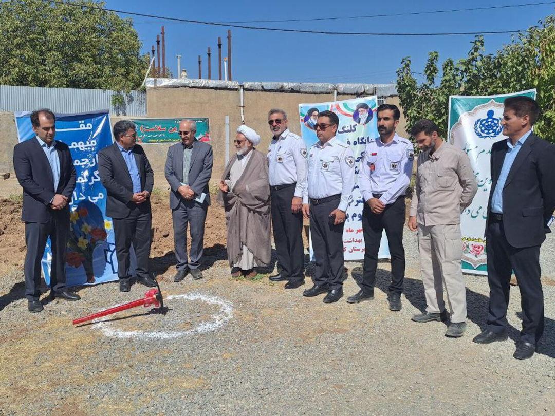 عملیات احداث مرکز فوریت‌های پزشکی فش کنگاور آغاز شد
