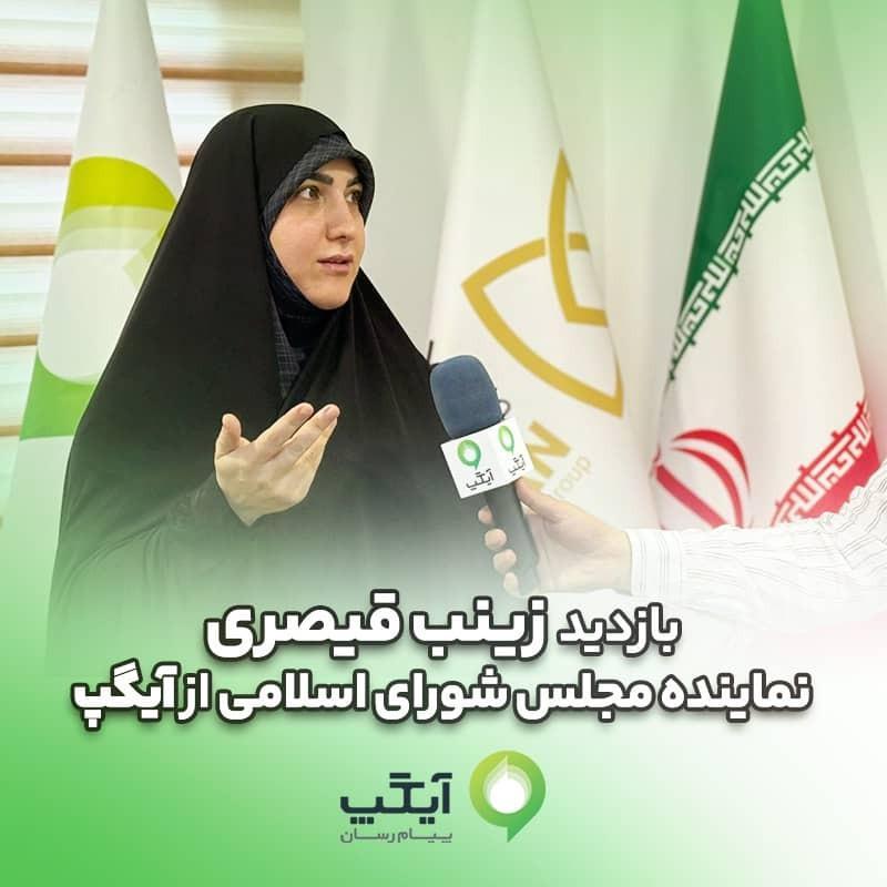 زینب قیصری، نماینده مجلس: مجلس و دولت باید حامی پیام‌رسان های داخلی باشند