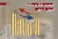 نوسانات قیمت طلا و سکه امروز سه‌شنبه 8 مهر + جدول