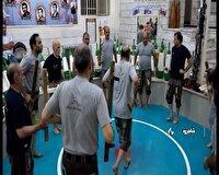 ورزش باستانی کاران شاهرودی به مناسبت هفته دفاع مقدس
