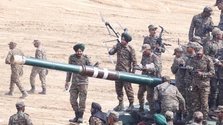 India and Russia launch joint military drills