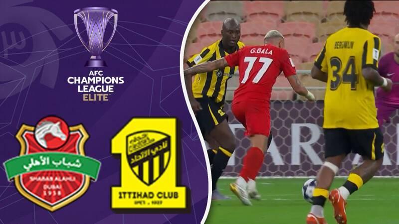 فیلم/ خلاصه بازی الاتحاد عربستان ۰ - شباب الاهلی امارات ۱؛ گلزنی سعید عزت اللهی