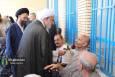 حضور رئیس کل دادگستری و مقامات قضایی کرمان در سرای سالمندان روستای هوتک