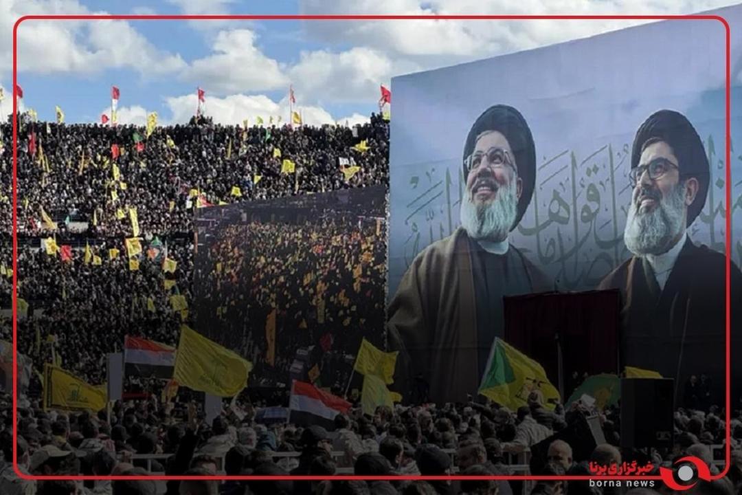 حضور پرشور مردم در دقایق ابتدایی آغاز نخستین مراسم سالگرد شهادت سید حسن نصرالله 