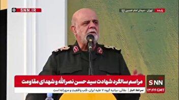 سردار مسجدی: زمزمه هایی برای ترساندن ملت ما وجود دارد که راه بجایی نخواهند برد