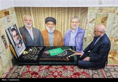 حضور قالیباف بر مزار شهید حاج رمضان+ تصویر