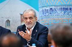 پزشکیان: نمی‌توانیم درست مدیریت کنیم، چون درست یاد نگرفته‌ایم (فیلم)