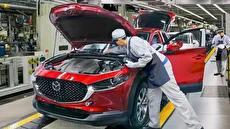 نگاهی به خط تولید خودروهای مزدا MX-5 و شاسی‌بلند CX (فیلم)