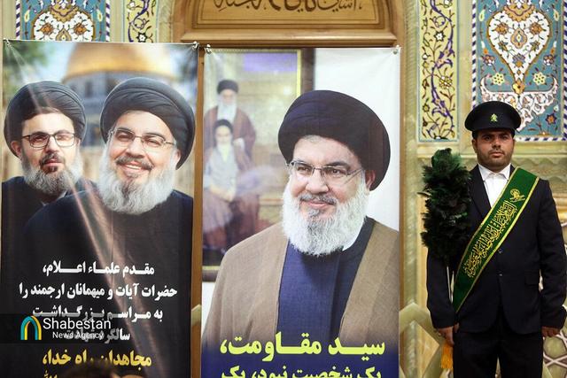 بزرگداشت سالگرد شهادت شهیدان نصرالله و صفی‌الدین در حرم بانوی کرامت(س)
