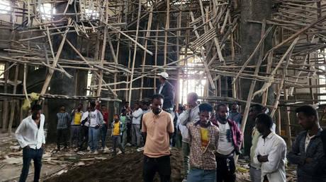 Scaffolding collapse at Ethiopian church kills dozens