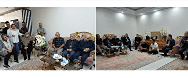 حضور رییس و مسئولین دانشگاه تهران در منزل دانشجوی فقید محمد امین کلاته / پیکر محمدامین در قطعه نام‌آوران بهشت‌زهرا (س) خاکسپاری می‌شود