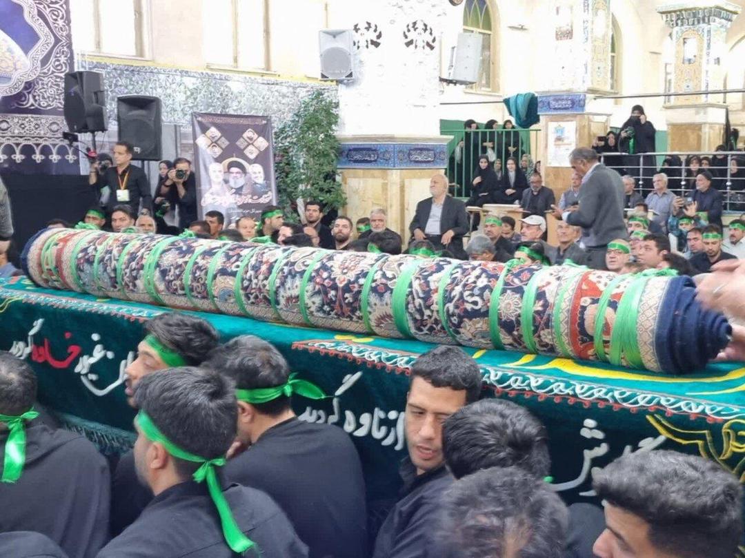 مراسم سنتی قالیشویان در مشهد اردهال کاشان