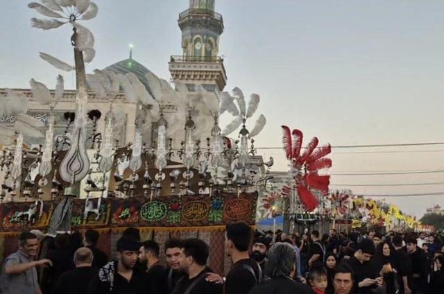 برپایی کاروان علم‌ها در روز ارتحال حضرت معصومه(س) در قم