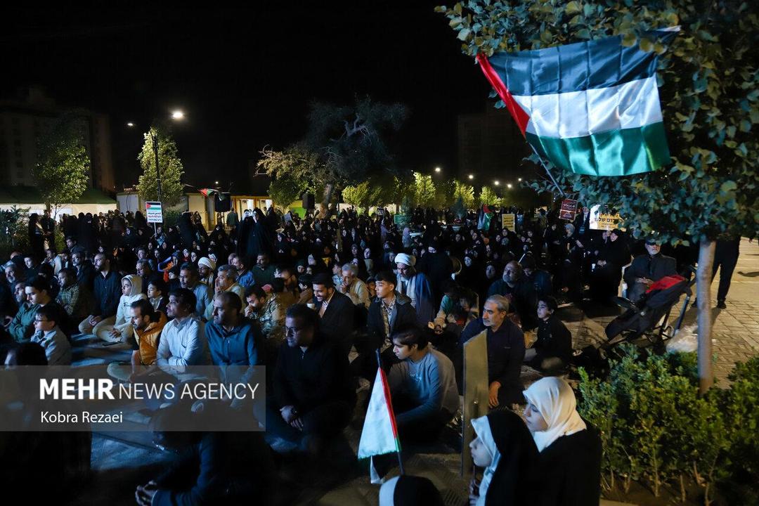 سومین اجتماع سراسری «فریاد فلسطین» در مشهد