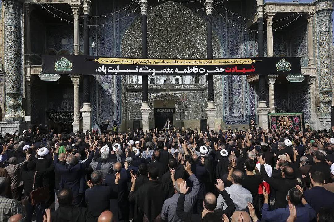 قم غرق در سالروز رحلت حضرت معصومه(س) غرق عزا و ماتم شد