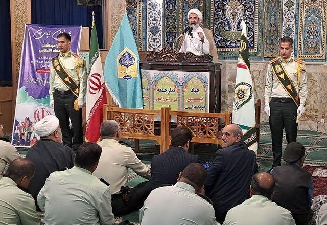 امام جمعه تربت حیدریه:شاخصه پلیس ایران صلابت در اوج نرمش است + فیلم