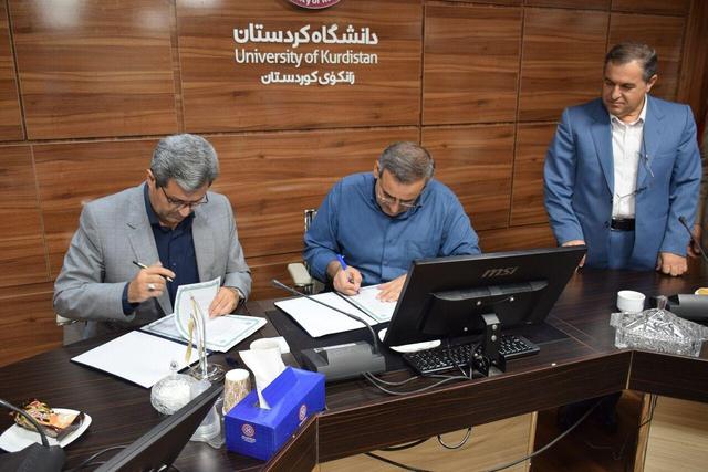 امضای تفاهم‌نامه همکاری بین دانشگاه کردستان و اداره کل منابع طبیعی و آبخیزداری استان