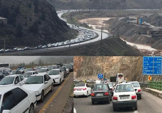 ترافیک در محور رشت-قزوین به حدود ۱۳کیلومتر رسید
