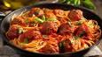 طرز پخت اسپاگتی ایتالیایی با کوفته قلقلی خوشمزه (فیلم)