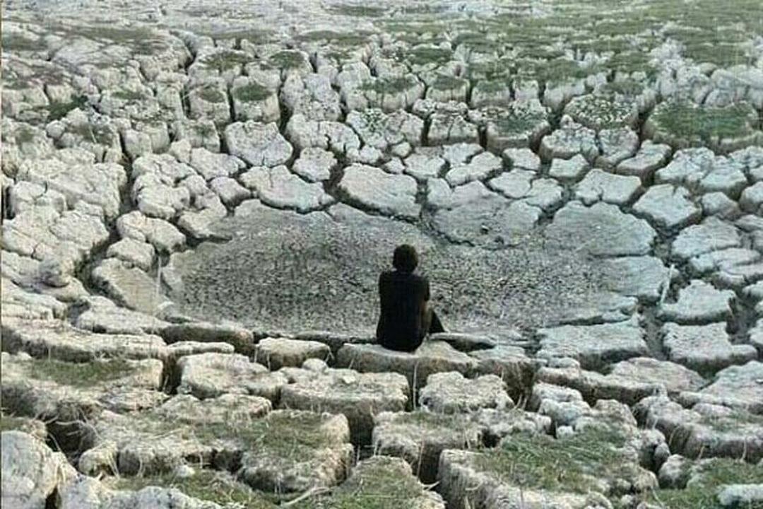 سراب نیلوفر خشک شد
