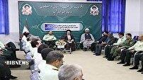 دیدار کارکنان فرماندهی انتظامی لرستان با نماینده ولی فقیه در استان