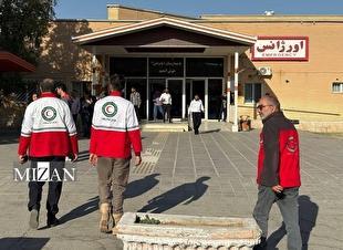 ۷ نفر از سرنشینان حادثه سقوط بالگرد هلال‌احمر در اشترانکوه به ازنا انتقال یافتند