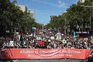 تظاهرات حامیان فلسطین در کشور‌های اروپایی