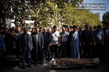 تصاویر | مراسم تشییع پیکر دانشجوی فقید دانشگاه تهران