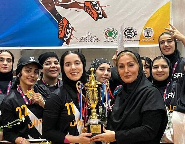 قهرمانی مازندران در دستجات آزاد و انتخابی تیم ملی رولبال بانوان