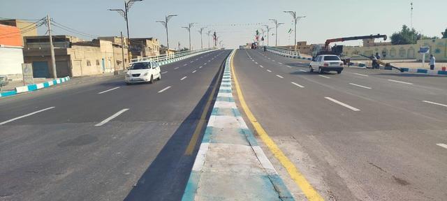 تعریض پل راهنمایی و رانندگی‌اهواز به بهره برداری رسید