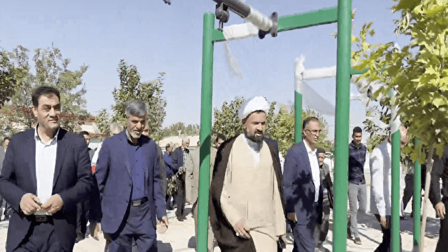 افتتاح نخستین پارک روستایی در بناب